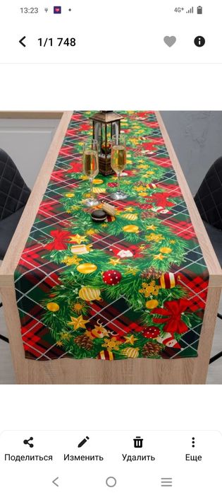 Дорожка раннер на стол