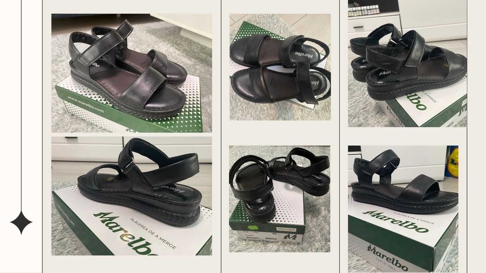 Sandale damă Marelbo, piele naturală