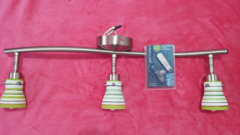 Lustra led cu bec led g9