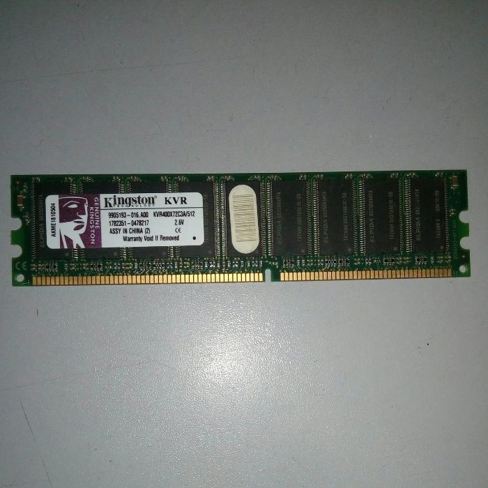 DDR1 400MHz 512mb Kingston