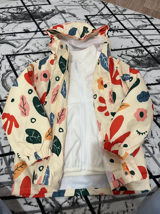 Курточка двойка с флисовой кофтой