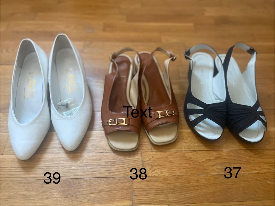 Дамски обувки като нови 37-39