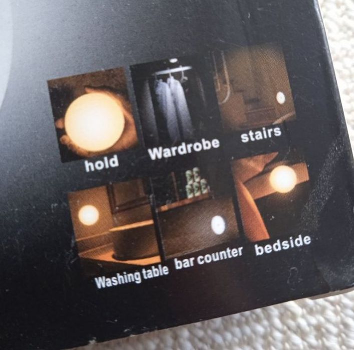 Lampă automată în dulap