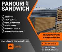 Panouri Sandwich/Accesorii/Containere/Profile Metalice - Plata in rate