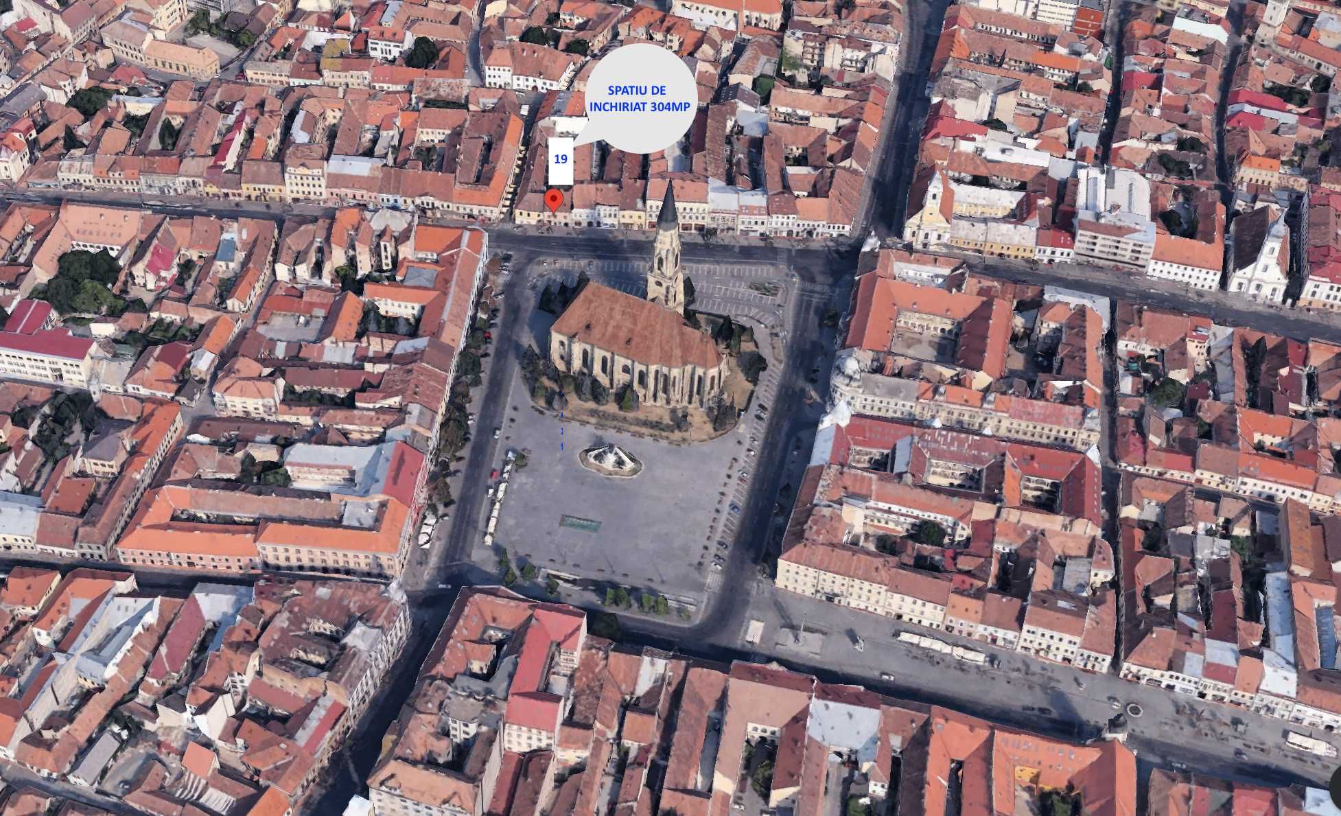 Inchiriem SPATIU COMERCIAL/birou 304mp CENTRU Cluj Pta Unirii19  com0%