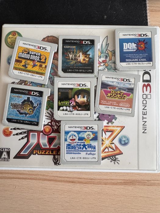 Игры для Nintendo 3DS (оригиналы, Япония)