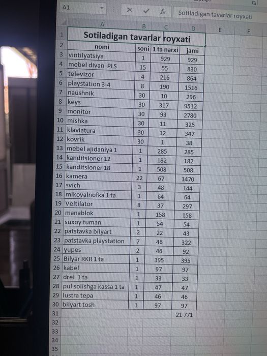 30ta kompyuter sotiladi