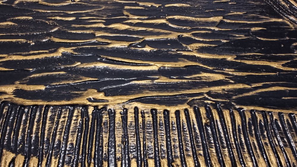 Tablou abstract realizat manual