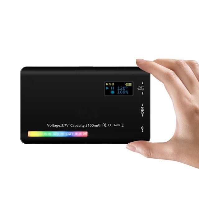 RGB. За камера. Осветление. Диодно. Видео. Фотография. Стойка. Ronin