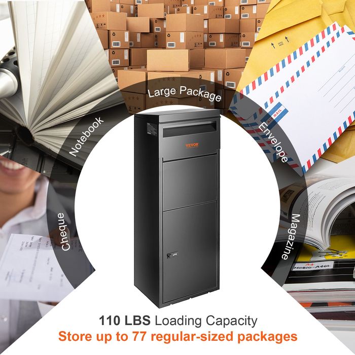 Cutie Livrare Exterioara 353x295x1067mm,Otel Galvanizat,IPX3