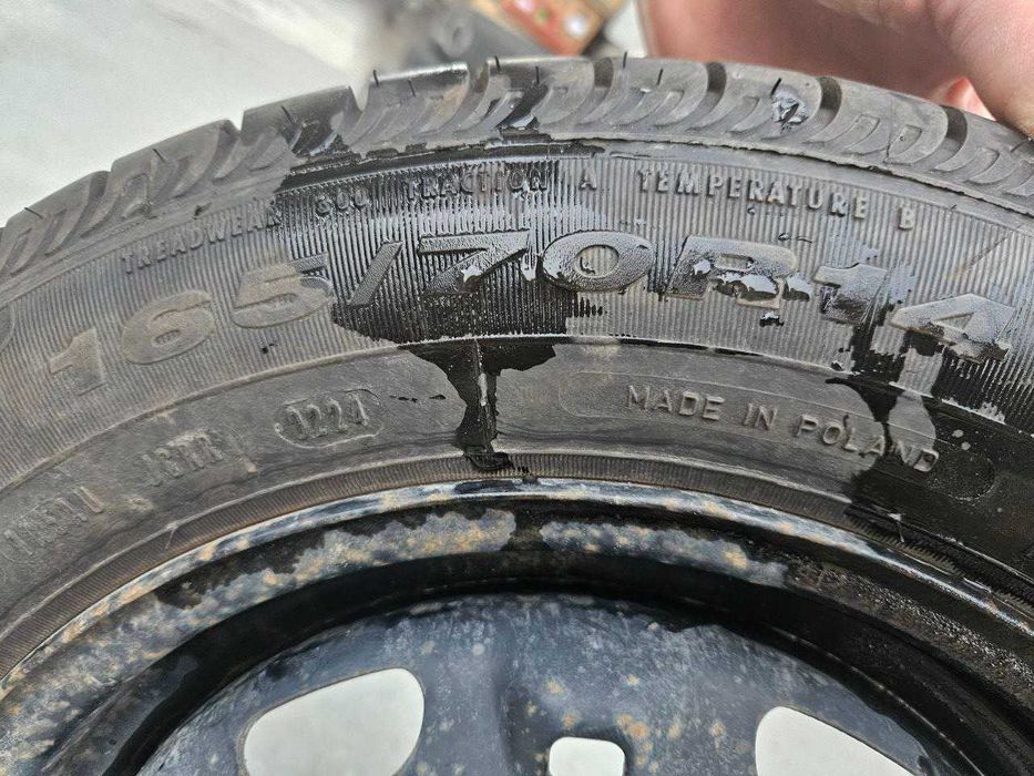 Комплект железни джанти 14'' с летни гуми, VW Polo, Seat, Skoda...