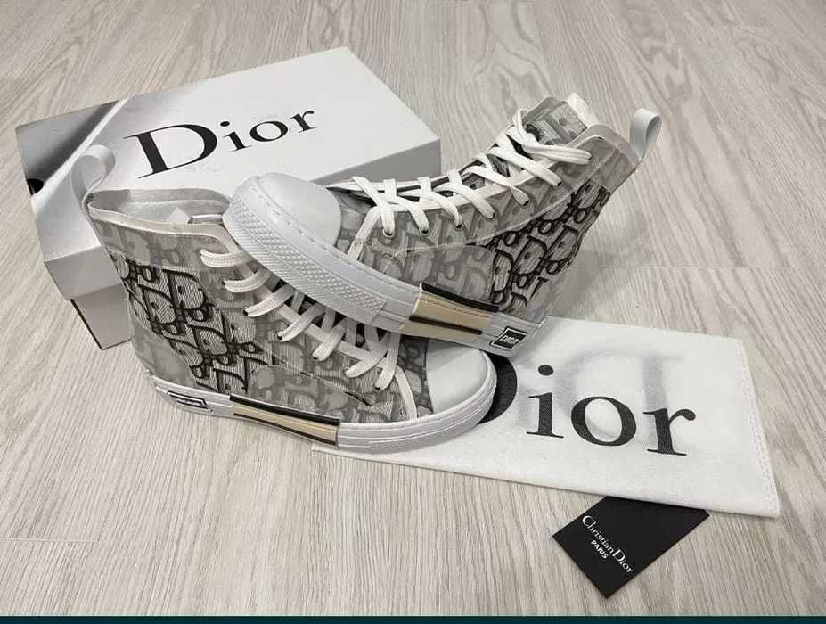 Adidasi Dior B 23 High Top Sneakers | Noi | Full Box