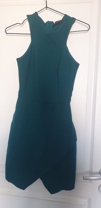 Rochie dama, verde masura s, zara.