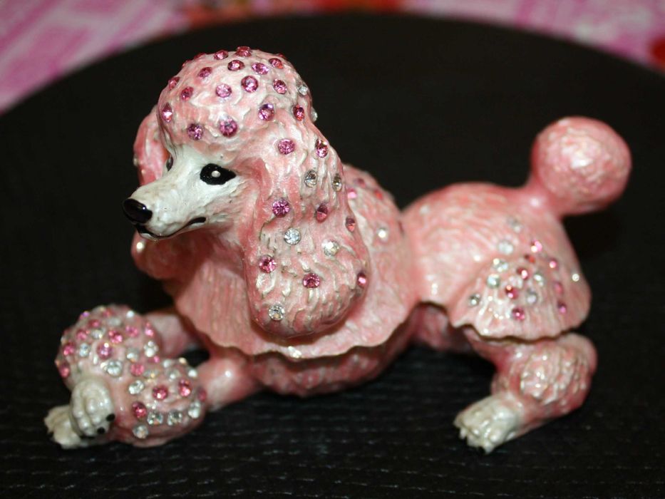 Статуэтка шкатулка сувенир пудель