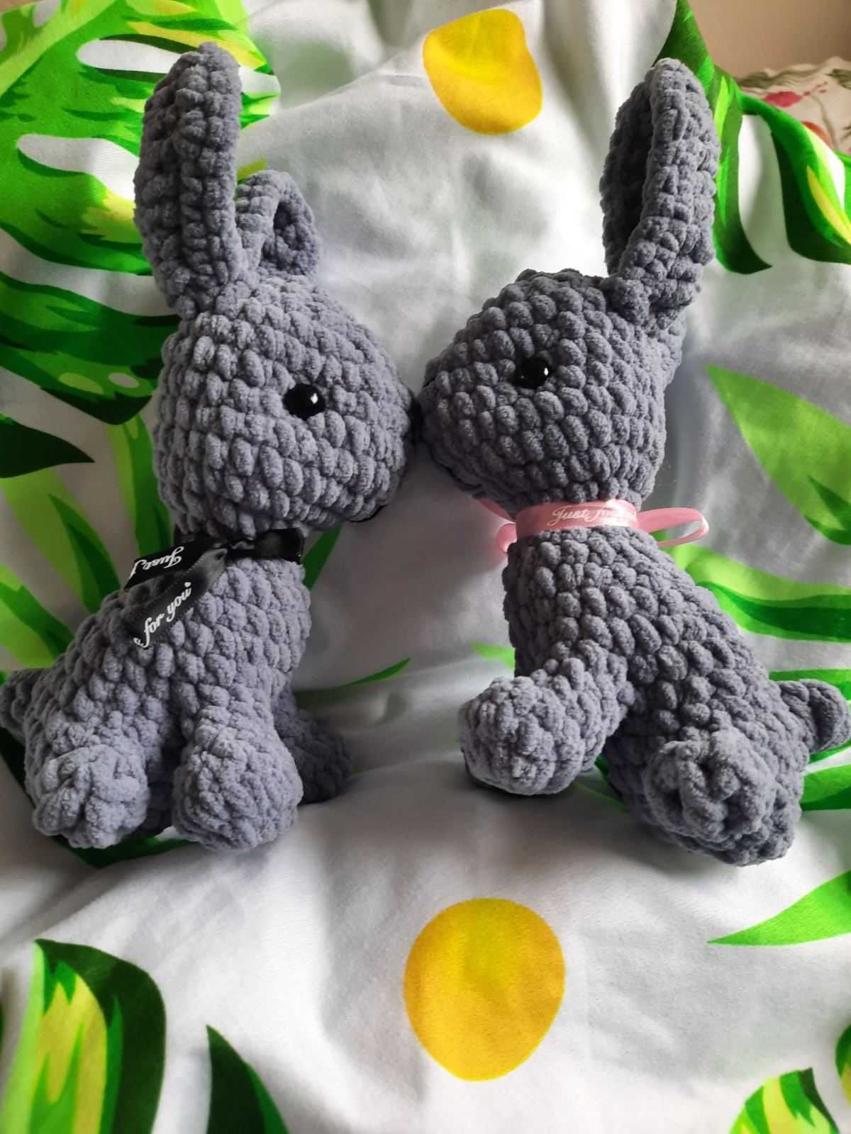 Плетена Амигуруми играчка -коте, змия, мече, пингвин, хипо, зайче