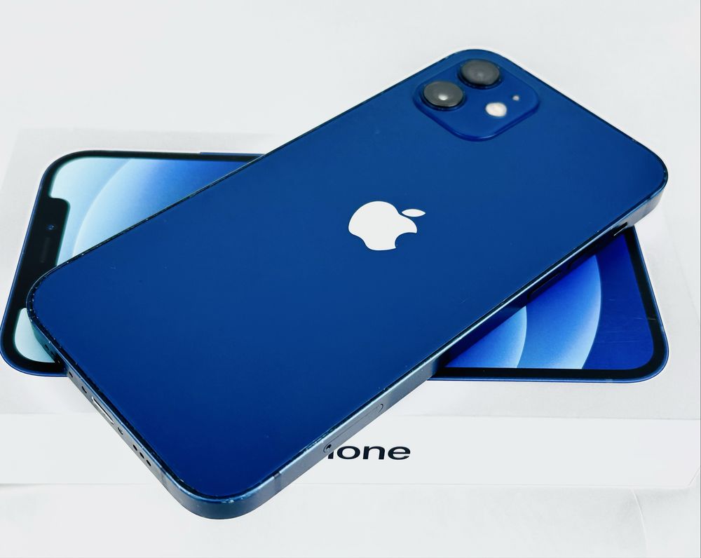 Apple iPhone 12 128GB Blue Отличен! Гаранция!