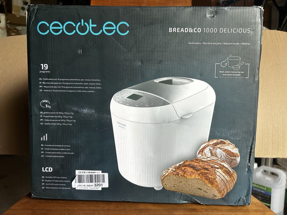 Aparat de facut paine Cecotec Bread &Co delicious 1000
