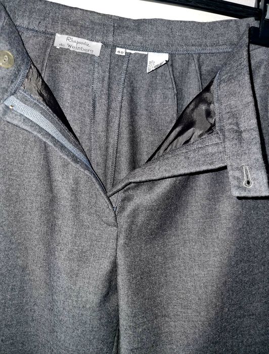 Pantaloni de stofă din lână 100%