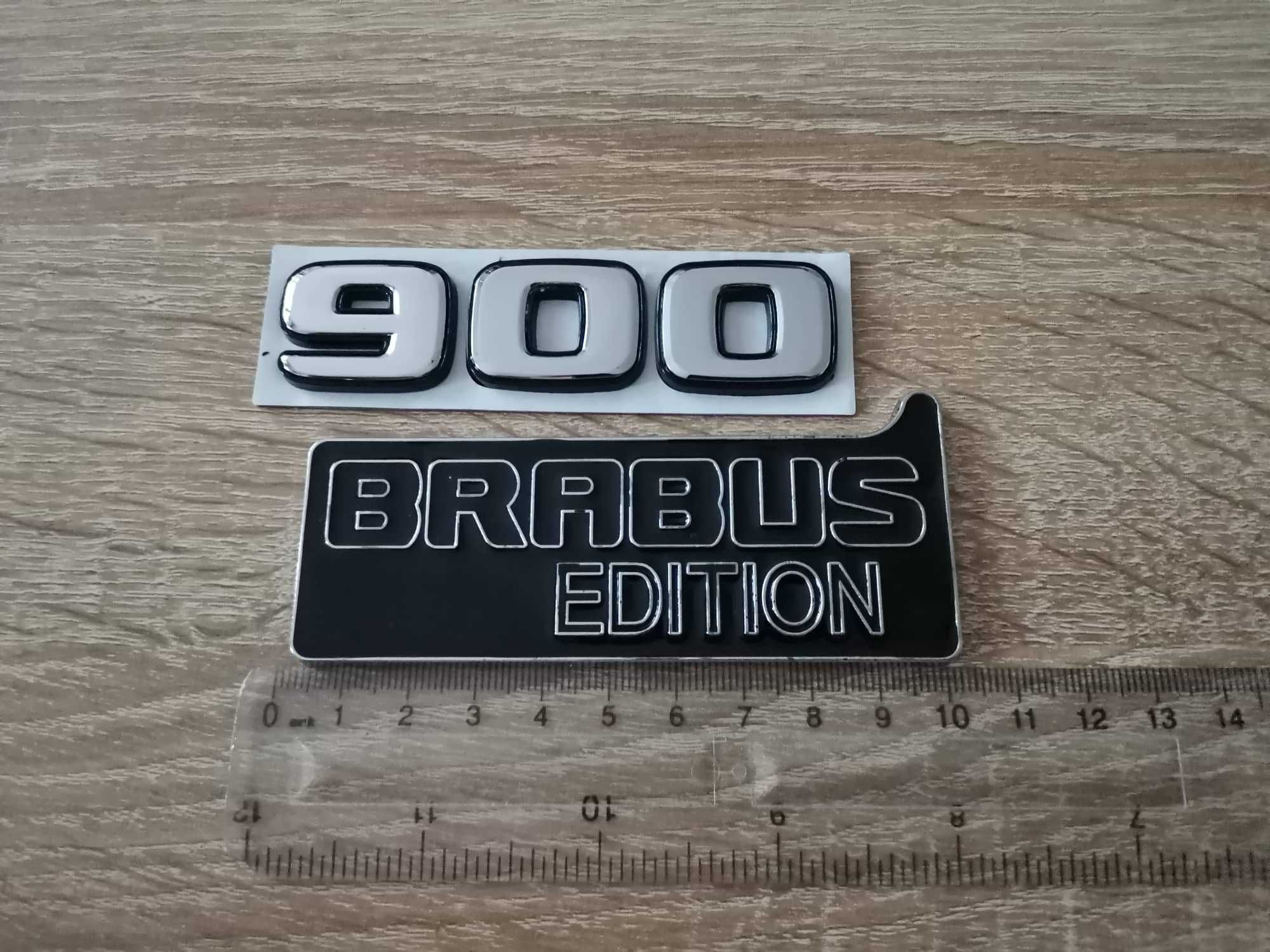 Mercedes Benz BRABUS 900 Edition Брабус 900 сребро емблема надпис