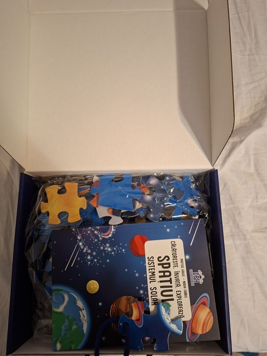 Puzzle "Calatoreste,invata,exploreaza Spatiul,Sistemul Solar"