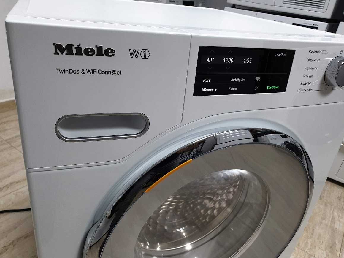 Miele 1600rpm Wi-Fi TwinDos Подсветка Пералня Миеле 12м Гаранция