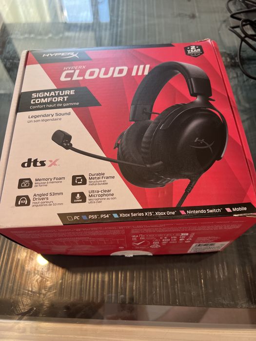 Casti Hyperx cloud 3 factura+garantie eMAG