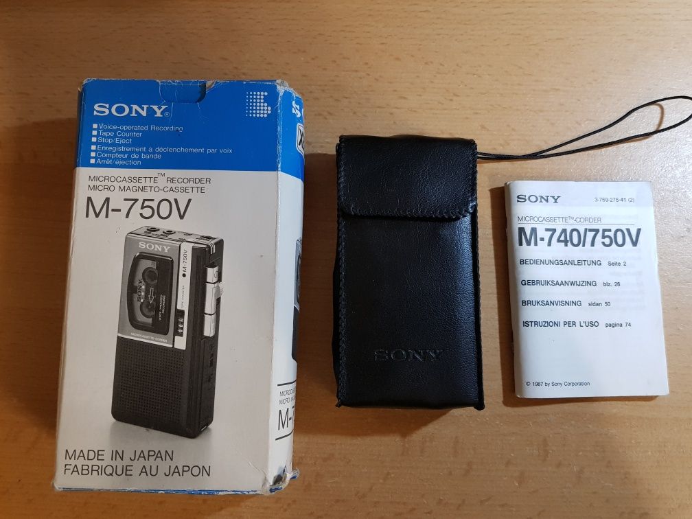 Microcassette recorder Sony M-750V