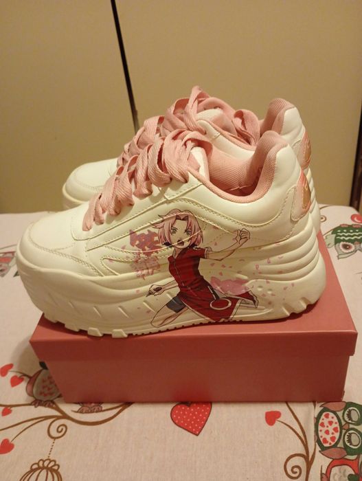 Pantofi sport cu platforma Bershka