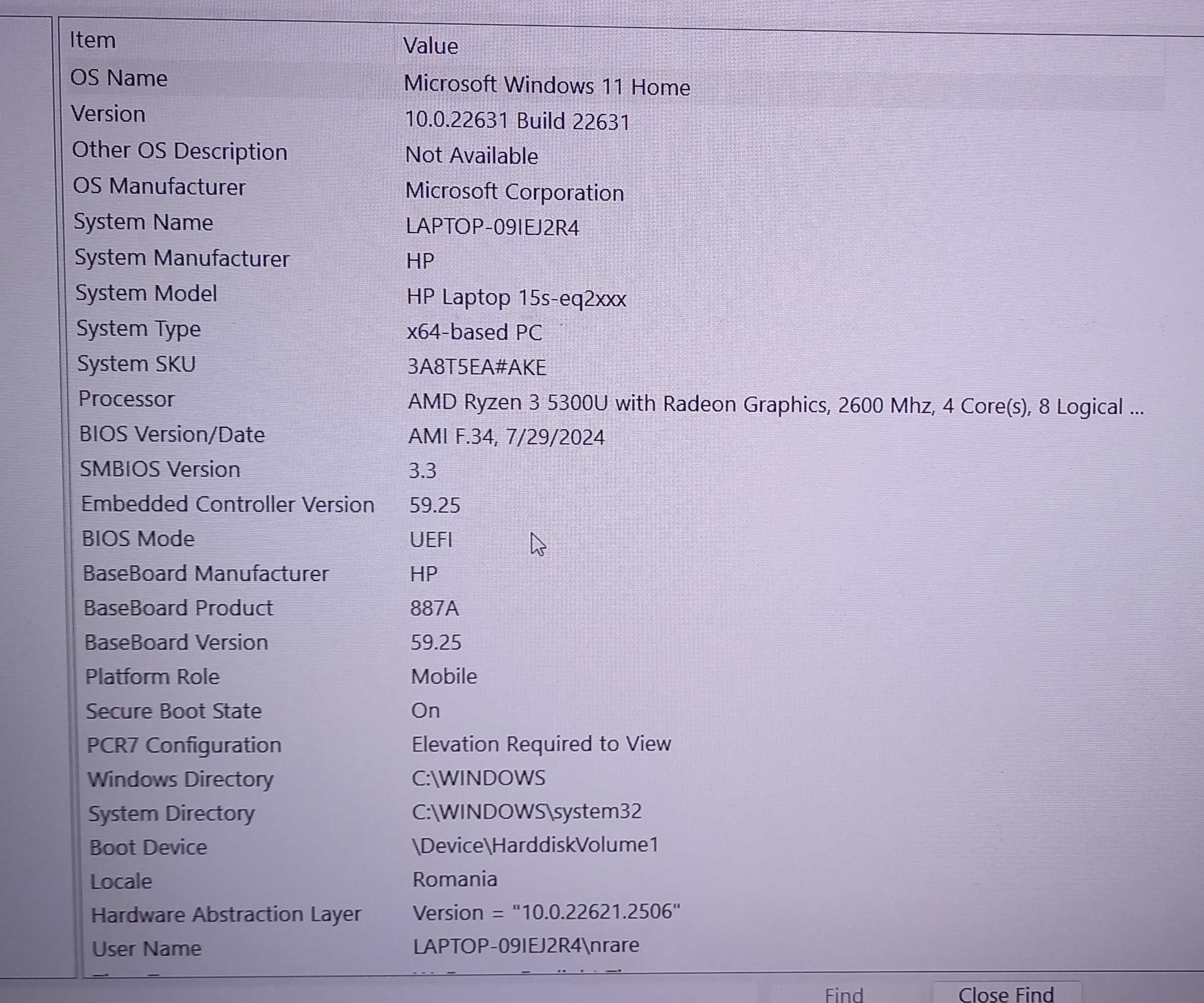 Laptop HP 15S AMD Ryzen 3 5300U