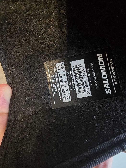 Placa snowboard Salomon Lotus 151 / Boots Salomon Pearl Boa W 39