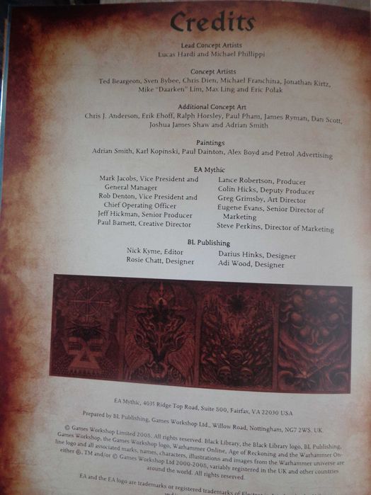 Продавам- Warhammer Online:Prelude to War .The Art of Warhammer Online