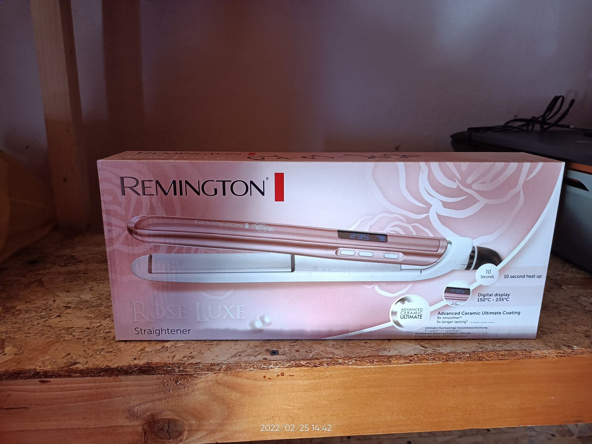 Placă păr Remington Rose luxe