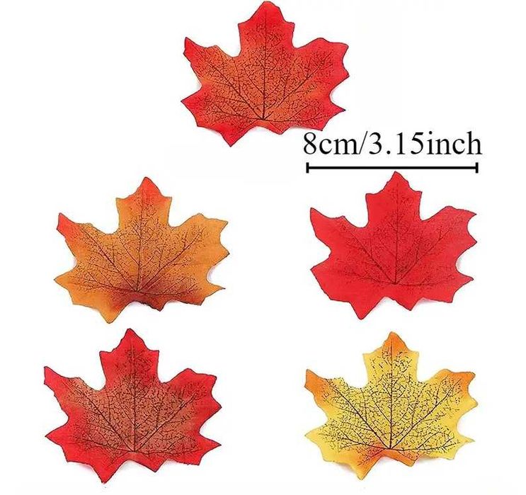 Set 100 Frunze artificiale decor / ghirlande / pelerina din frunze