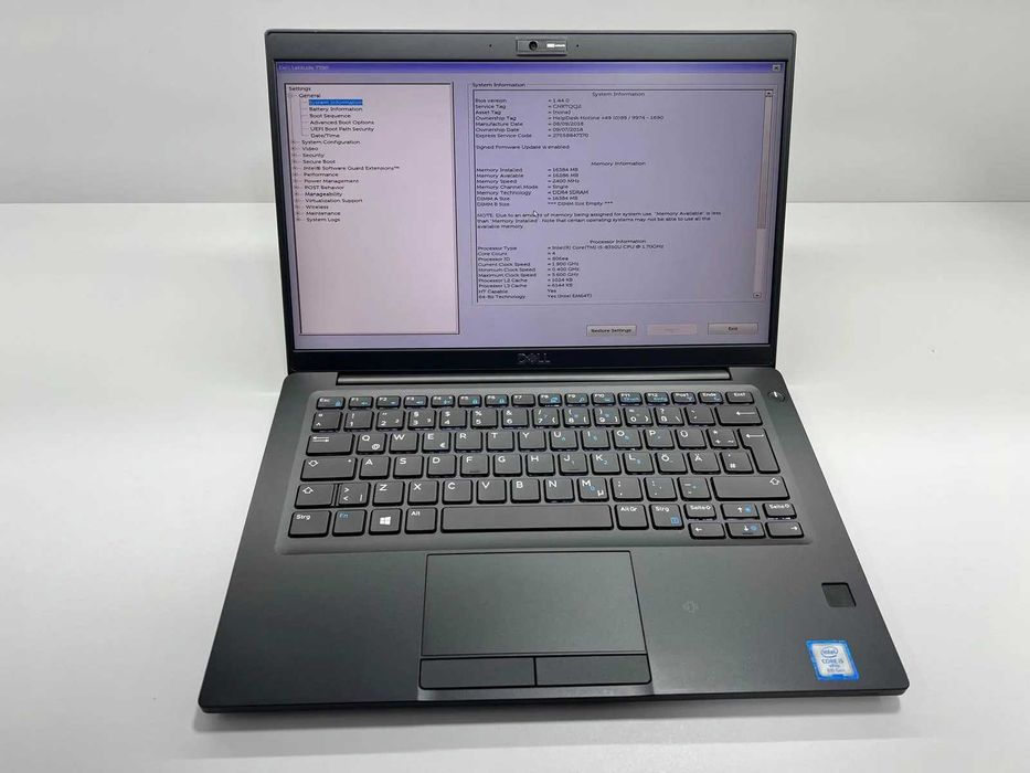 Laptop SH Dell Latitude 7390 i5-8350U SSD NVME 512GB 16GB Ram Touch