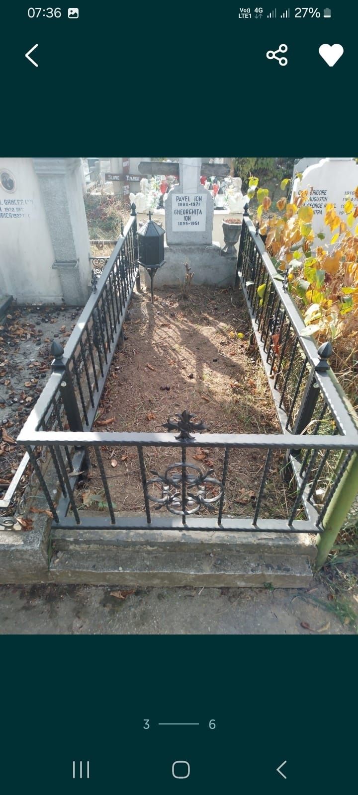 Vând loc de veci la cimitirul capră pe strada fântânica sector 2.