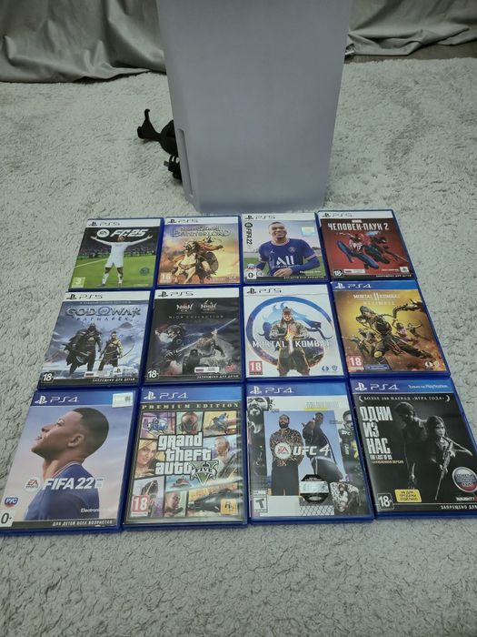 Игры на PlayStation 5 ; Плейстейшен 5 ; Fifa ; Mortal combat ; UFC