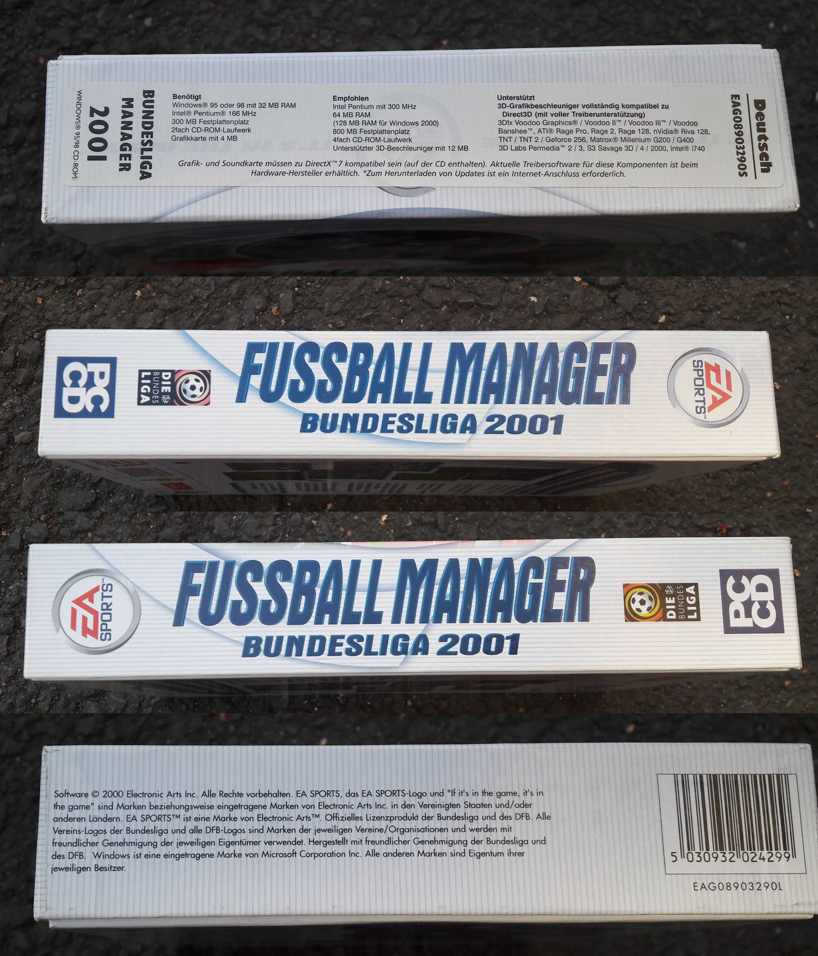 Joc de colectie - Fussball Manager: Bundesliga 2001 - PC 2000 BIG BOX