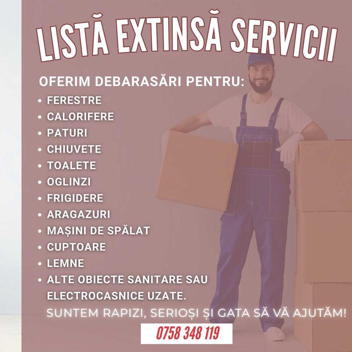 Transport, Mutări și Debarasări – Iași 0756•650•991