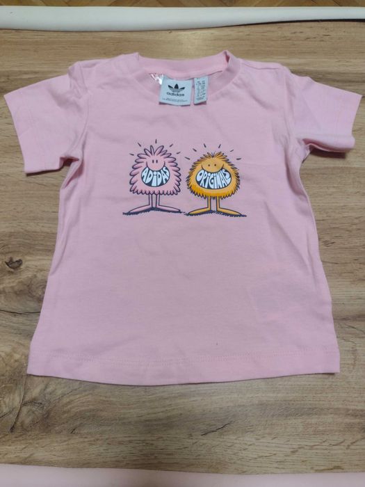 Комплект с къс ръкав за бебе момиче