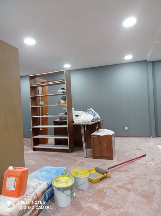 Покраска стен потолков жилых и не жилых помещений