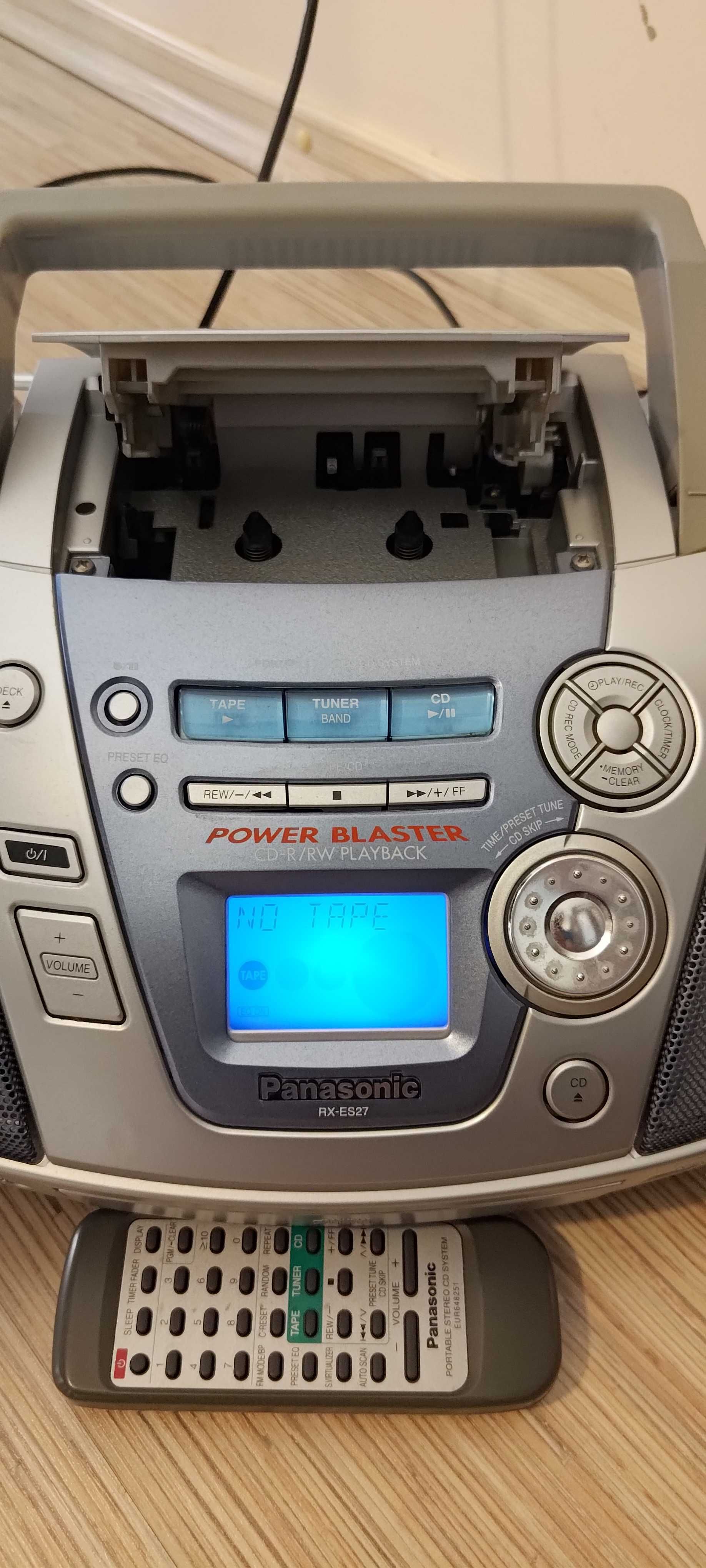 Radio casetofon CD Panasonic Boombox RX-ES27 cu telecomanda