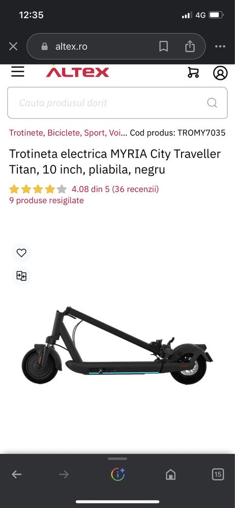 Totineta electrică Myria