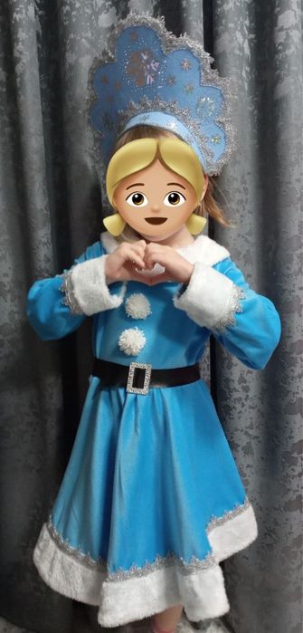 Костюм снегурочки детский