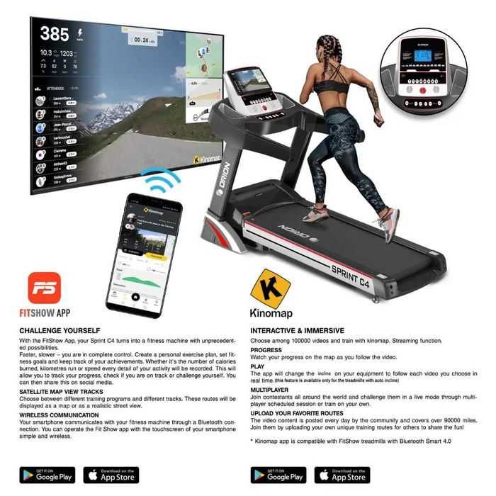 Bandă de alergare Orion Sprint C4