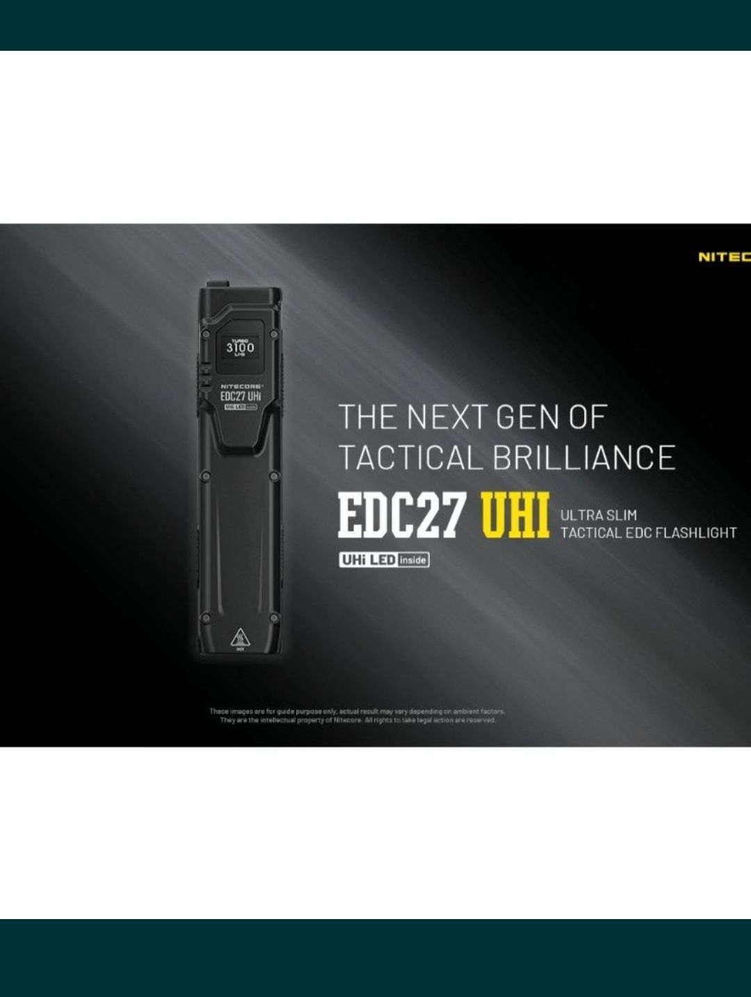 Lanterne tactice Nitecore EDC27 UHI și EDC 23