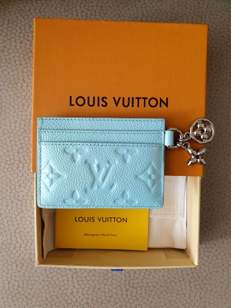 Portcard Louis Vuitton de piele portofel LV