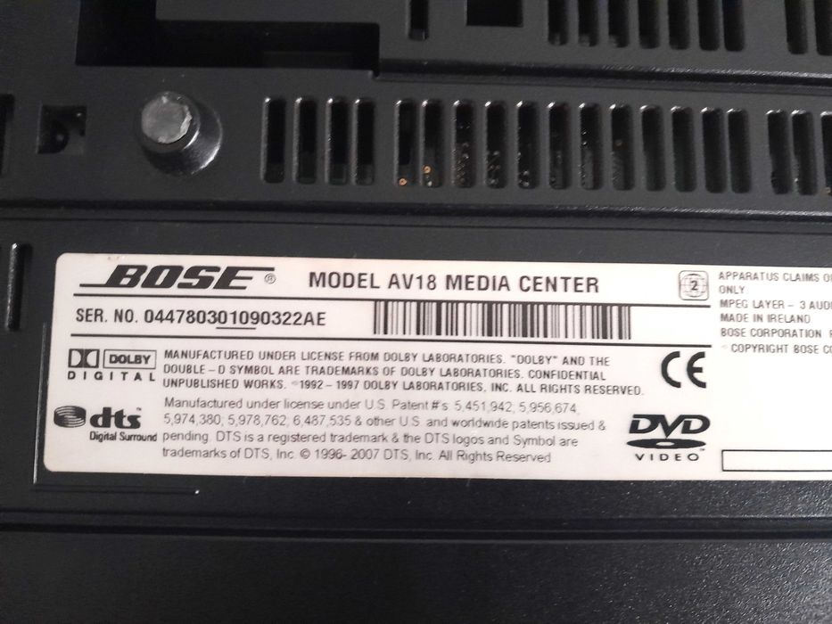 BOSE Media Center Lifestyle AV18
