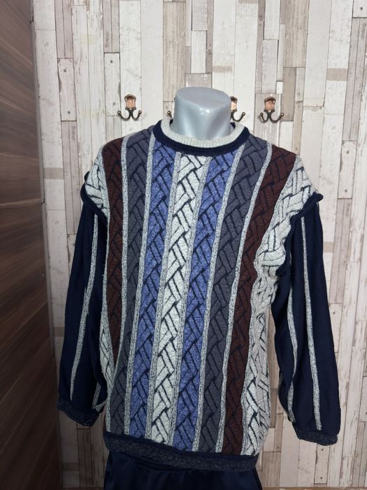 Pulover bluza sweater pullover knitted vintage Carlo Colucci lână