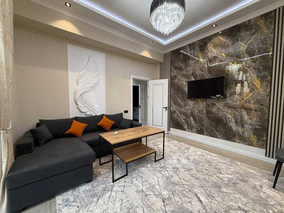 2-комнатная квартира в новостройке, ЖК Sayram Elite, метро Пушкина