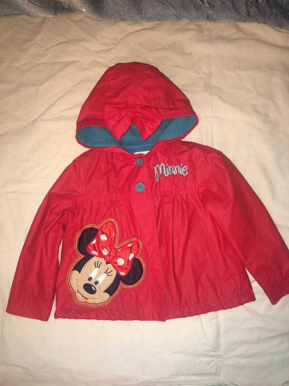 Куртка США Disney Minnie Mouse на флисе на 1,5-2 года